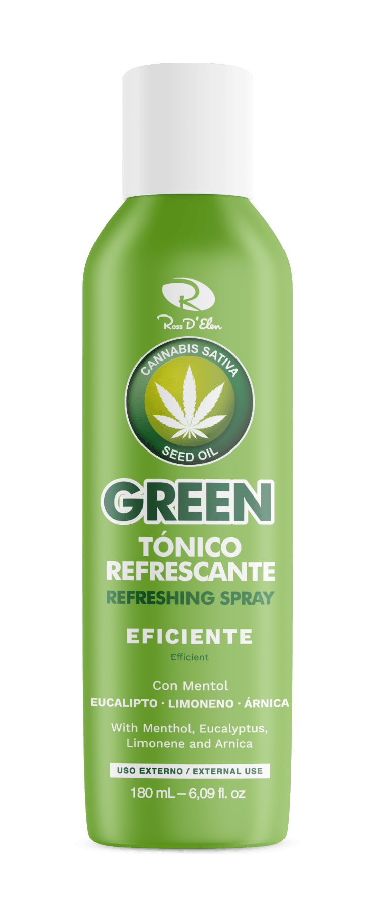 Green Refreshing Spray – 180 mL / 6.09 fl oz