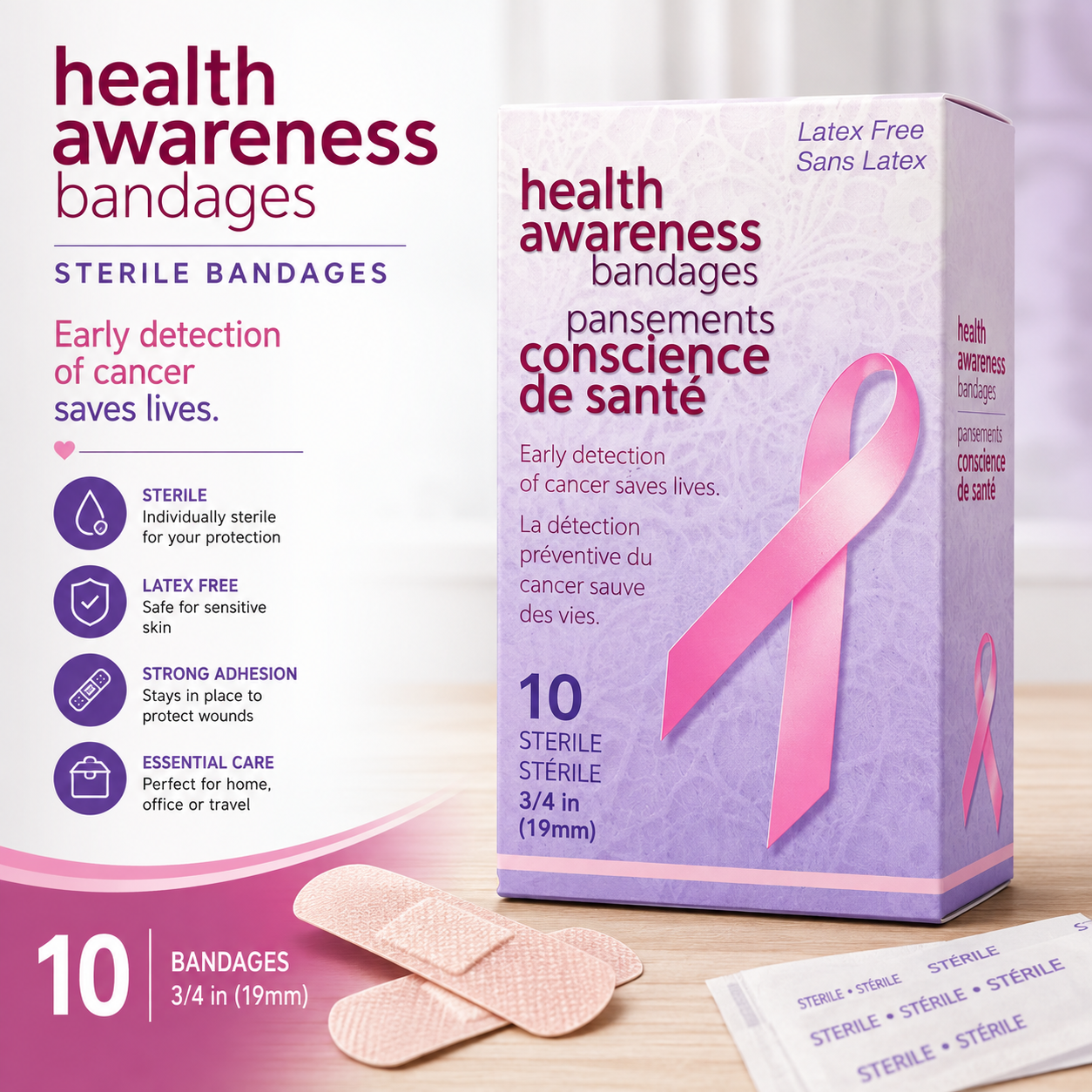 Sterile Bandages – 10 Count