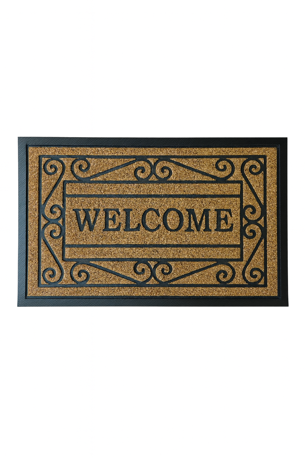 Golden Frame Coir Mat