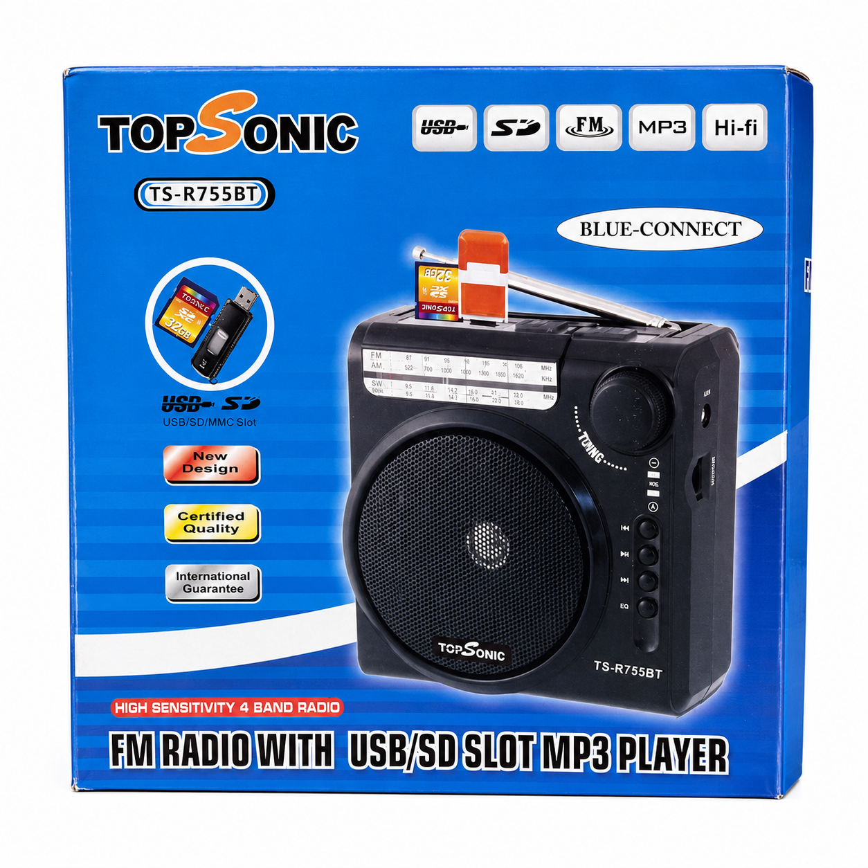 Top Sonic Radio-TS-R755BT