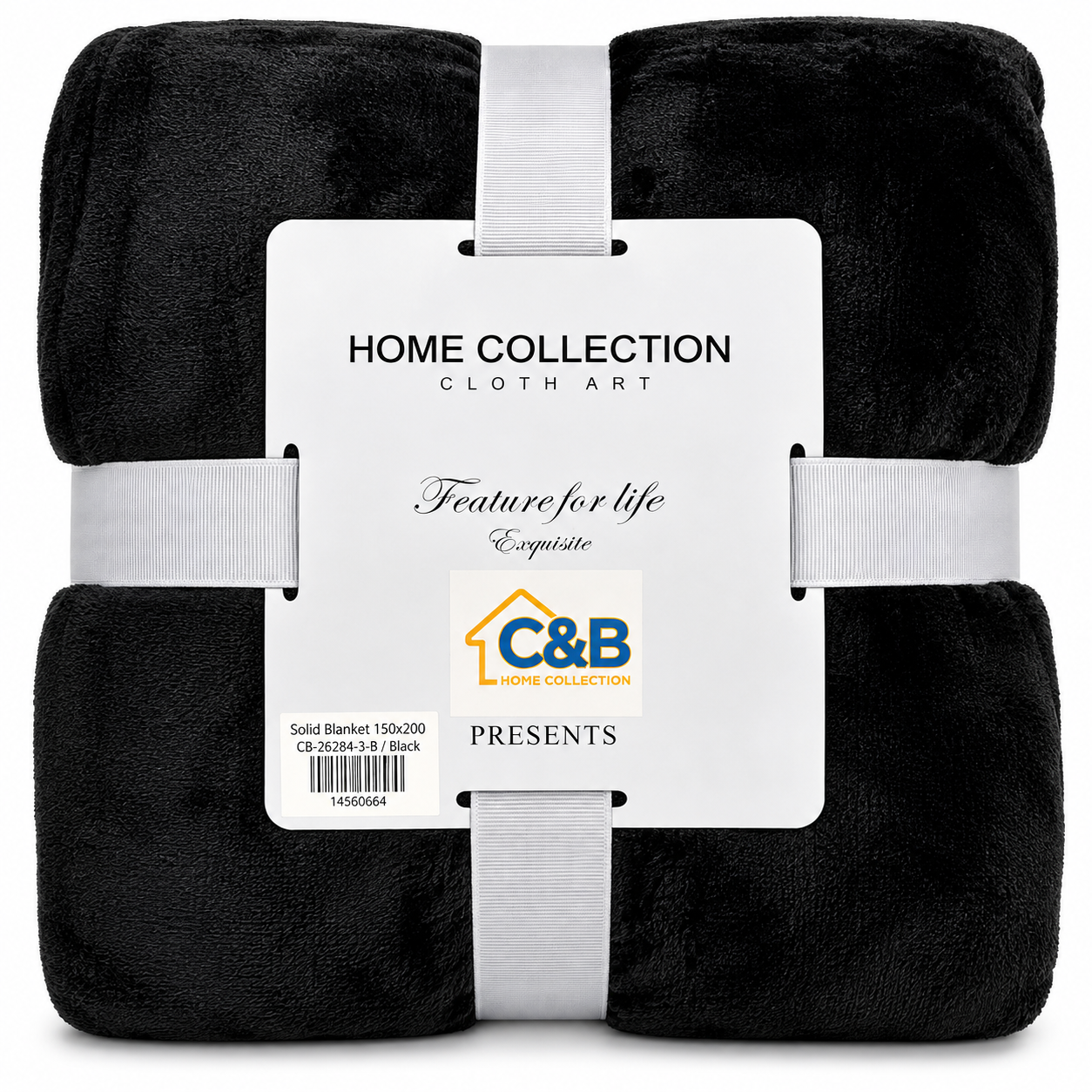 Blanket 150x200-Black