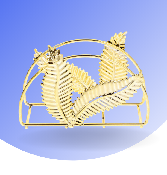 Tissue Holder Gold