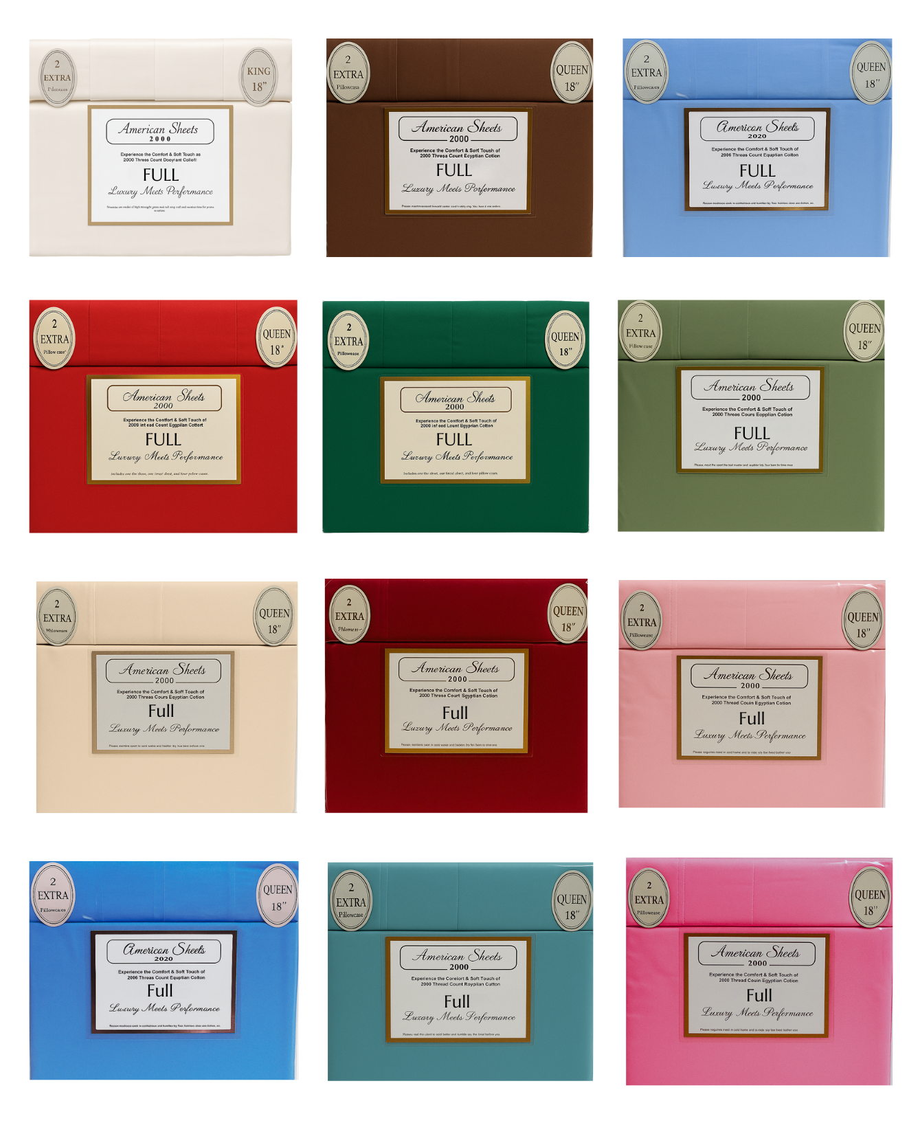 American Sheets 2000-Solid-Full Size