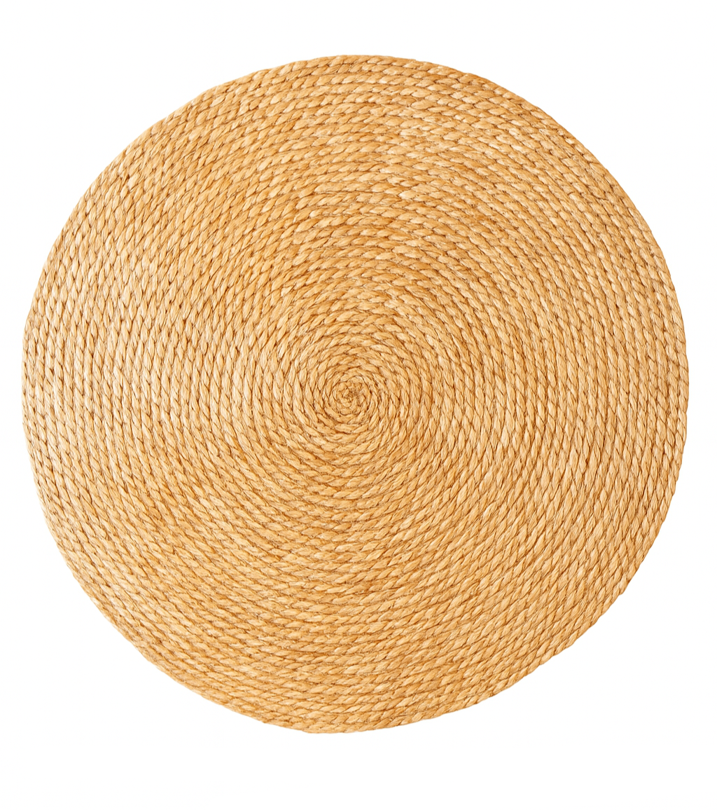 Natural Round Jute Rug – 120 cm