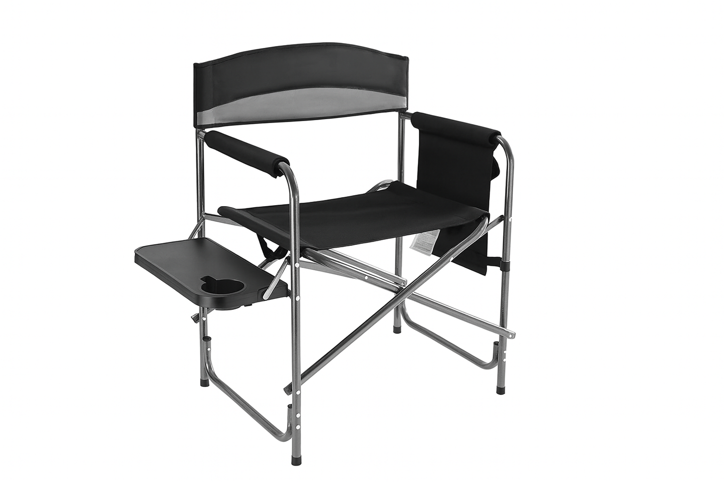 Folding Director Chair with Side Table &Storage Organizer