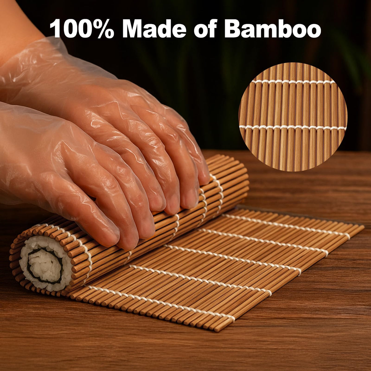 Sushi Bamboo Rolling
