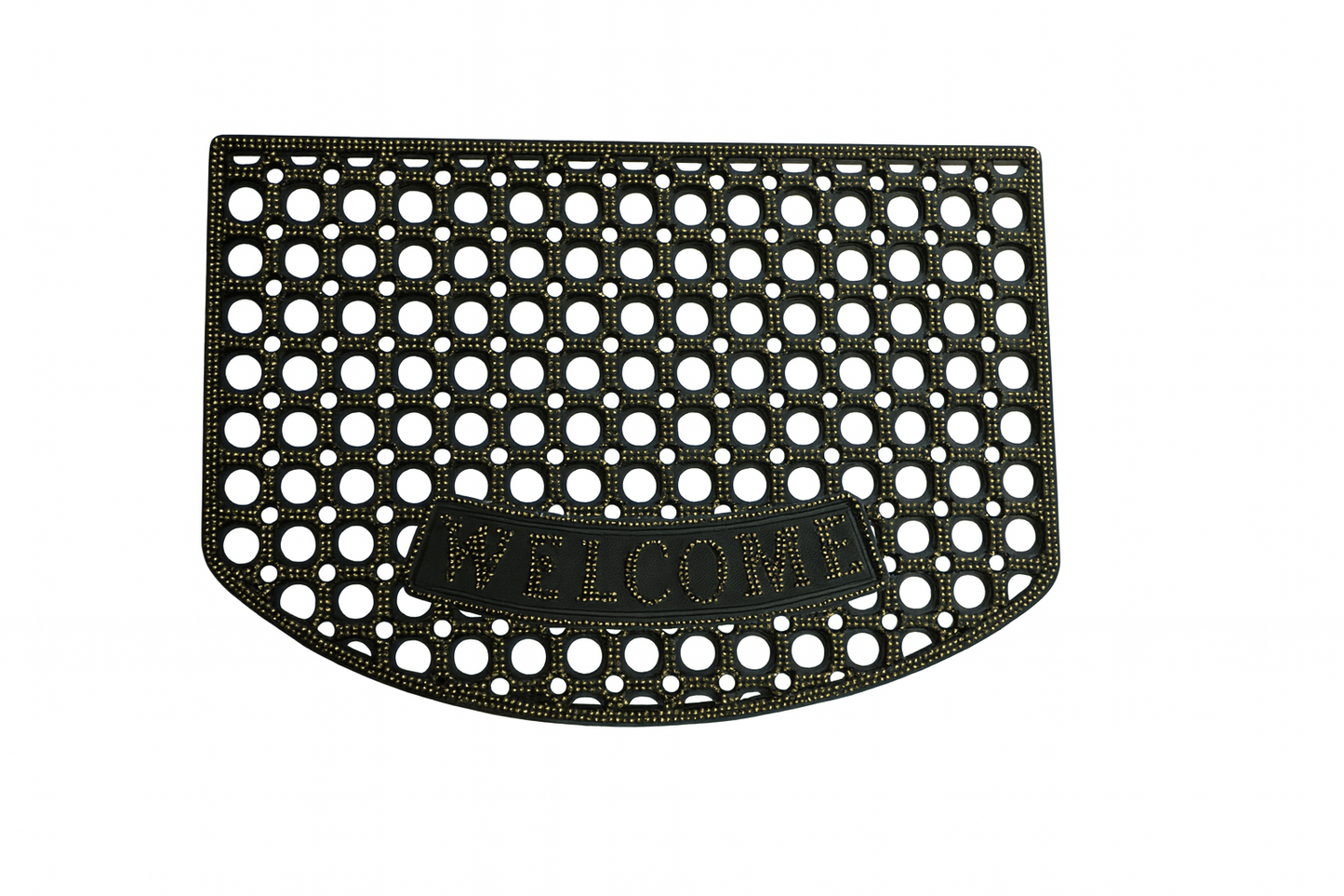 Circle Grid Rubber Mat Glitter