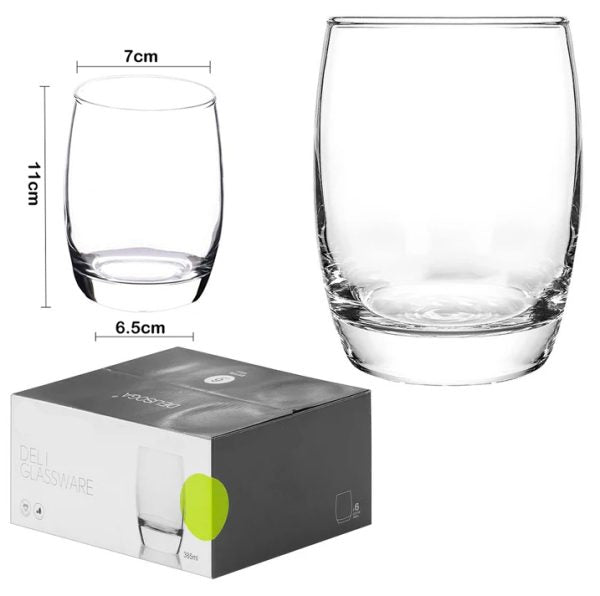 Deli Drinking Glasses – Set of 6