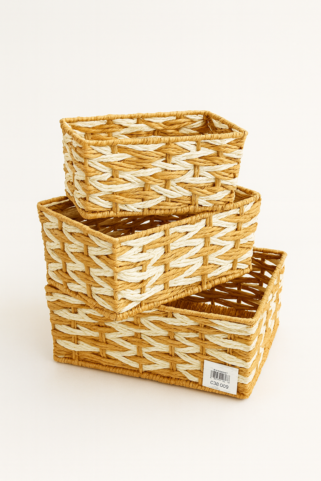 Basket Rectangle Cabana / 3 Sizes
