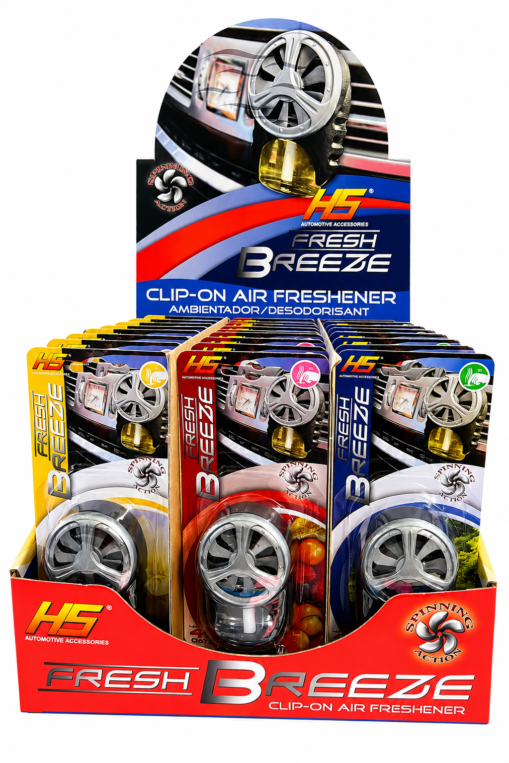 HS Fresh Breeze Clip-On Air Freshener
