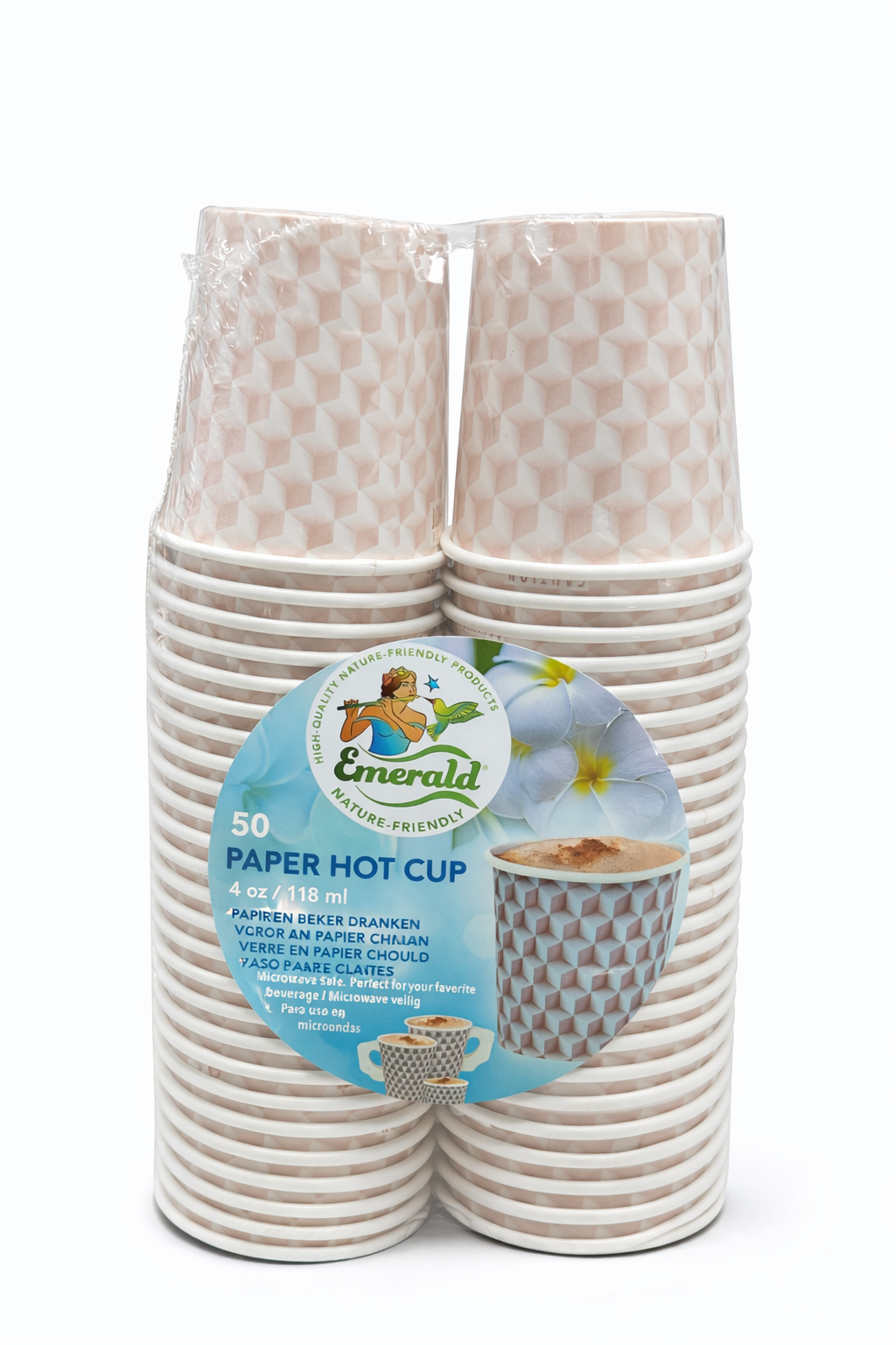 Emerald Paper Hot Cups – 4 oz (50 Cups)