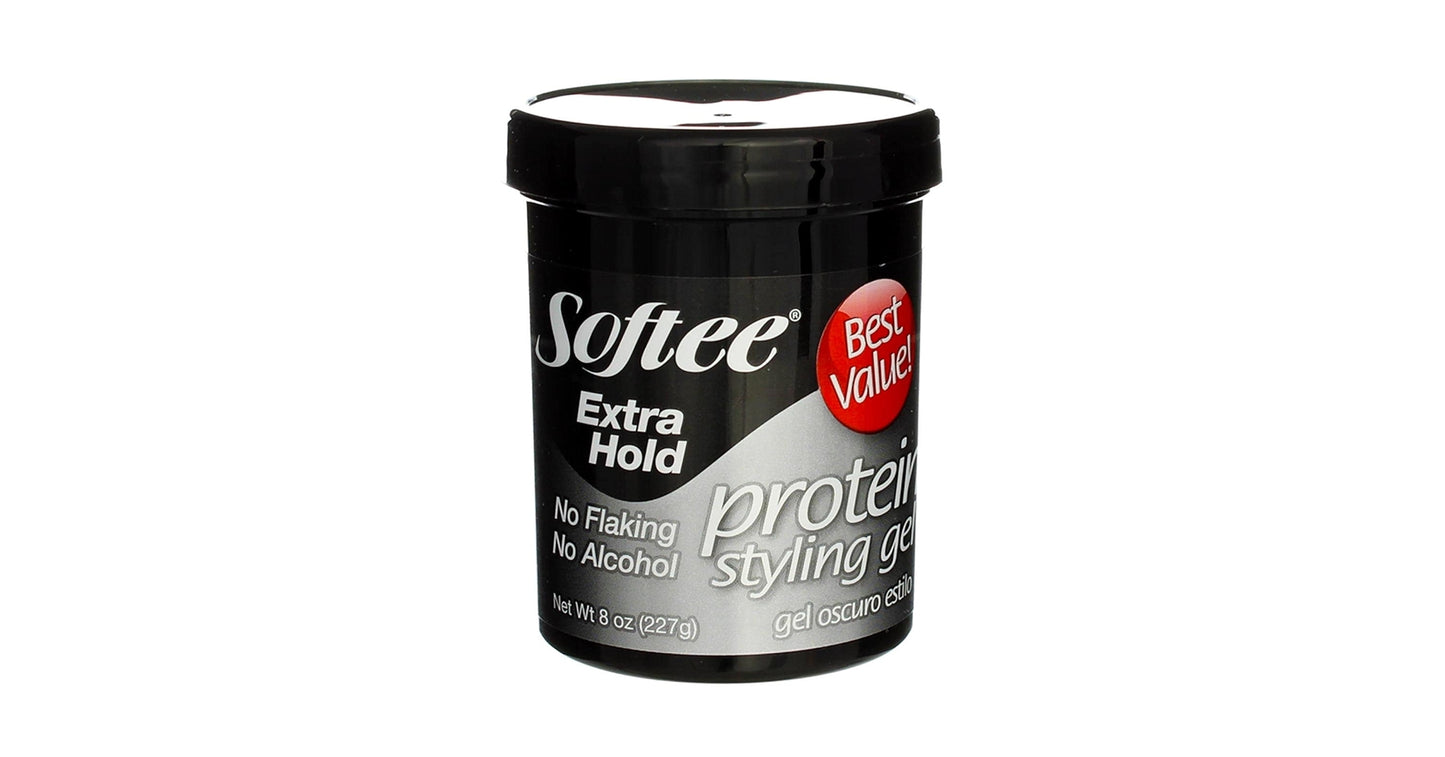 Softee Protein Styling Gel – Extra Hold (8 oz / 227g)