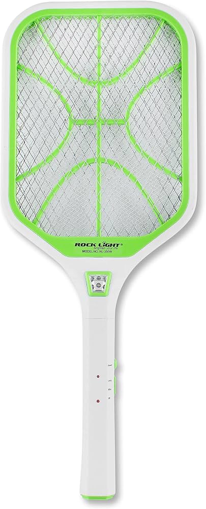 Rechargeable Electric Mosquito Swatter with LED Light
