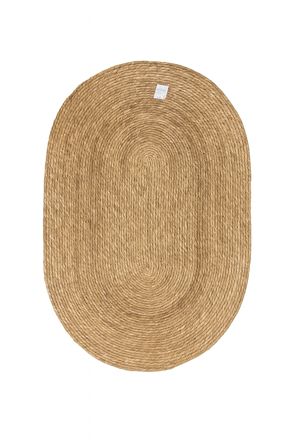 Oval Jute Woven Mat – 50 cm × 80 cm