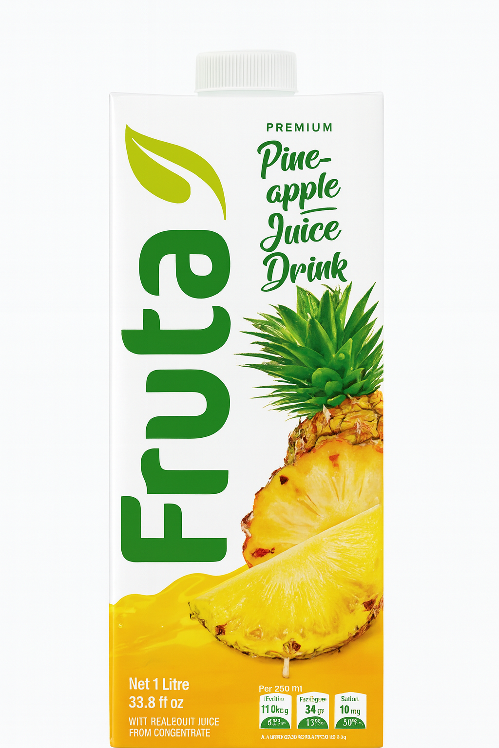 Fruta Premium Pine-Apple Juice Drink – 1 Litre