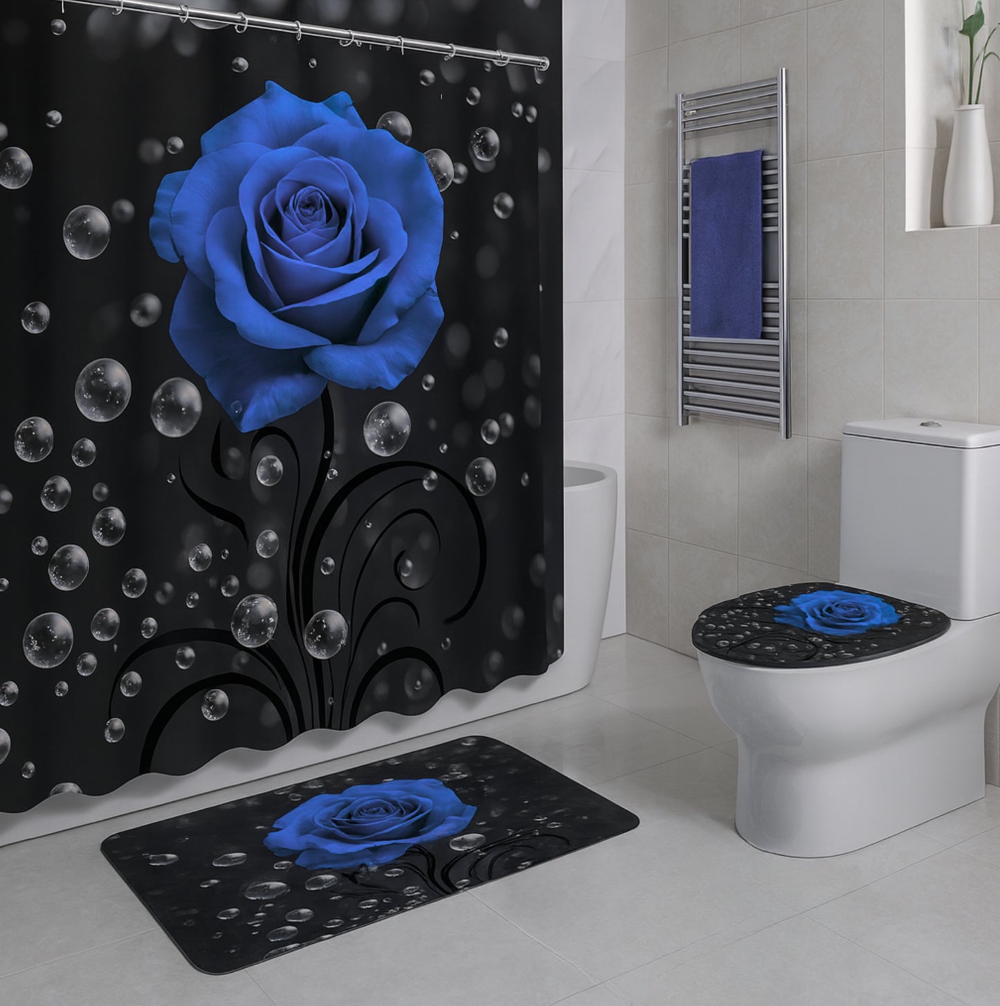 Teal Rose Design