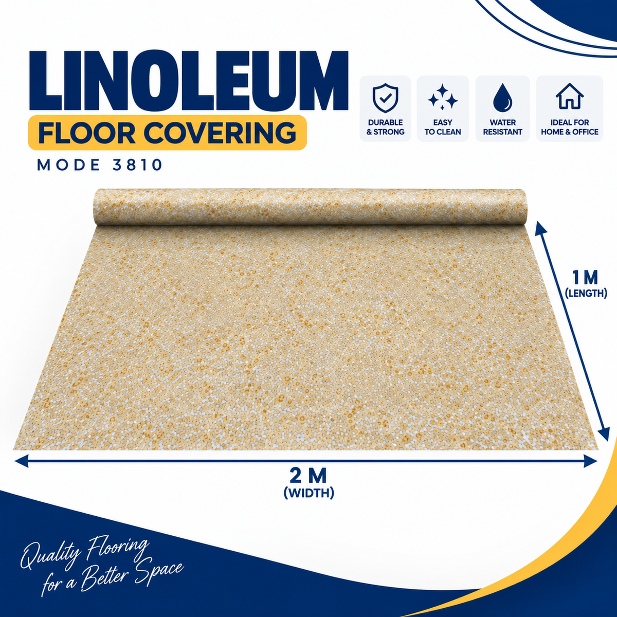 Linoleum Floor Covering #3810