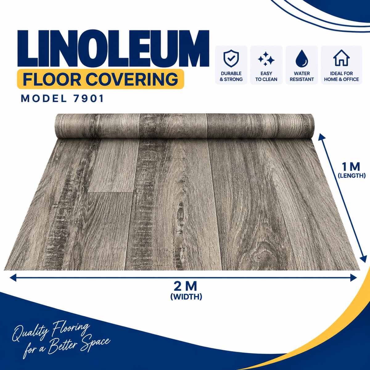 Linoleum Floor Covering #7901