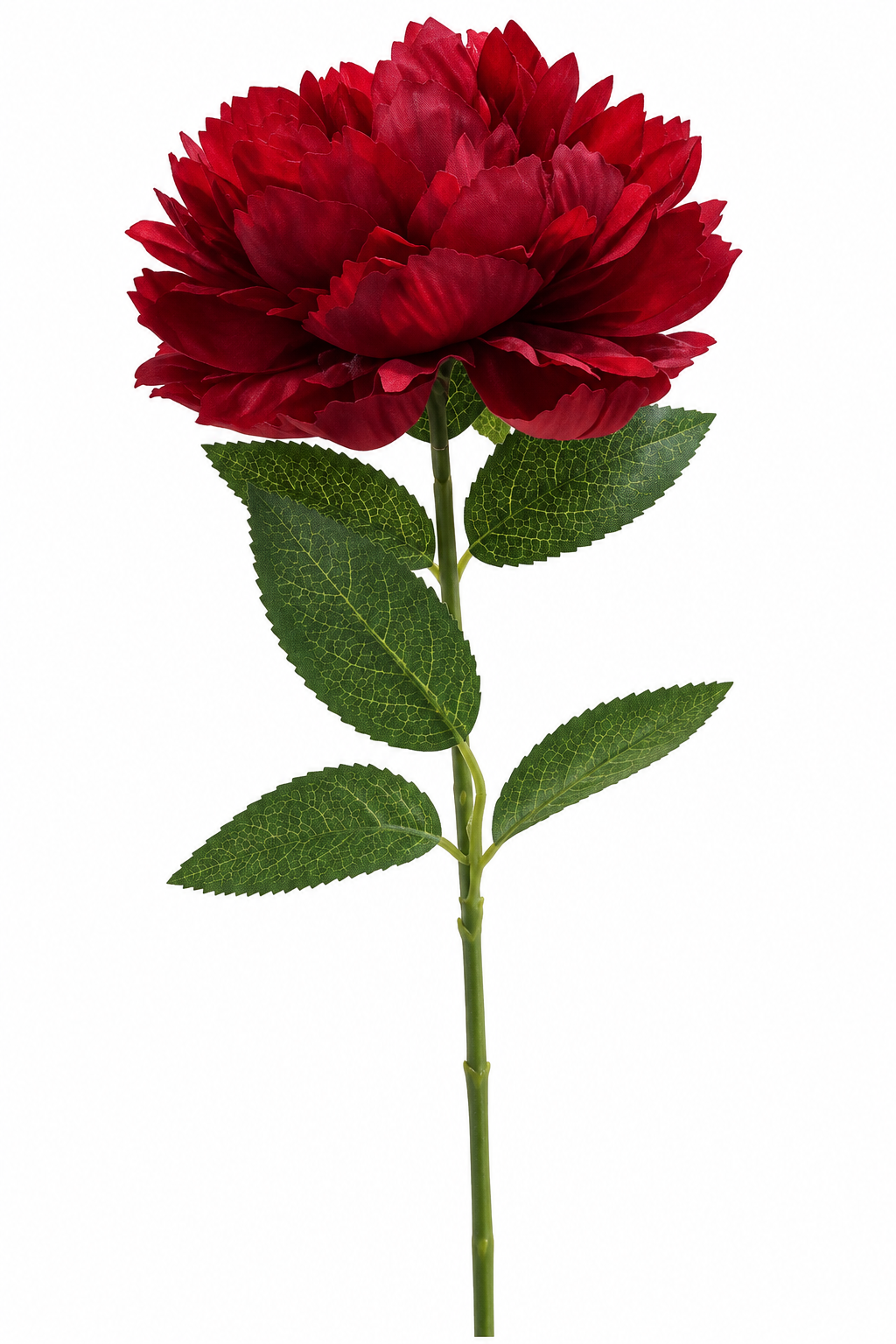 Artificial Burgundy Flower Stem