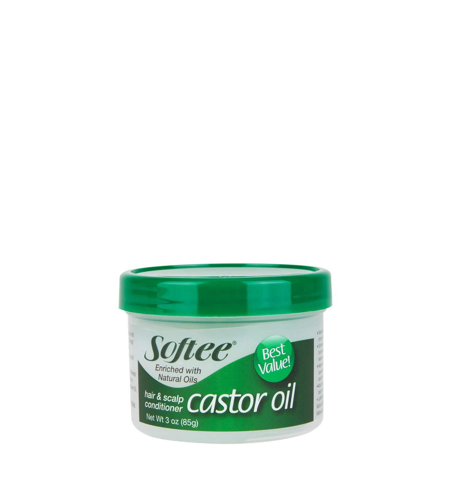 Softee Castor Oil Hair & Scalp Conditioner (3 oz / 85g)