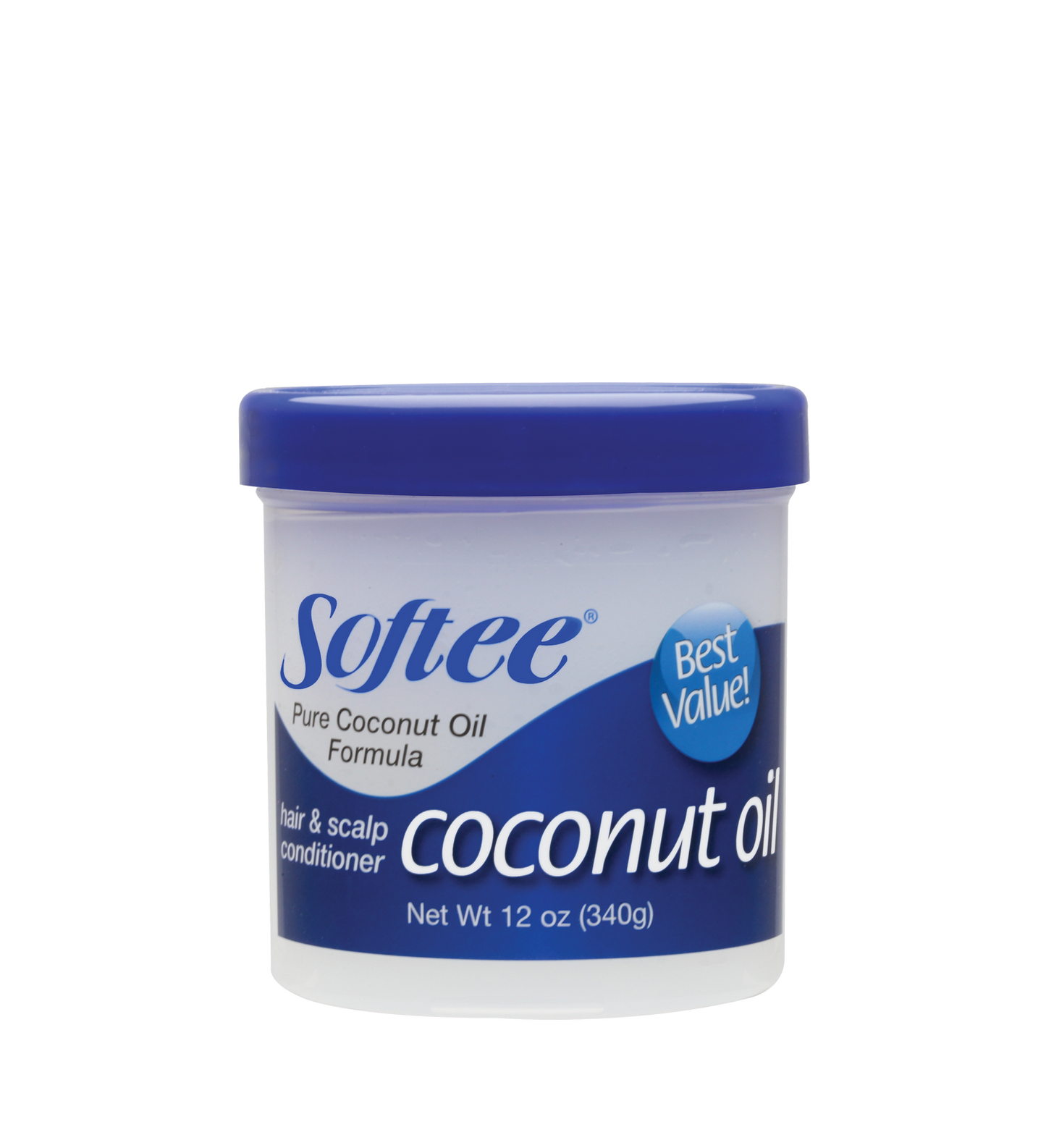 Softee Pure Coconut Oil Hair & Scalp Conditioner (12 oz / 340g)