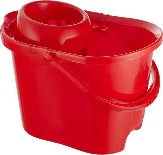 Plastic Mop Bucket with Wringer 13 LT
