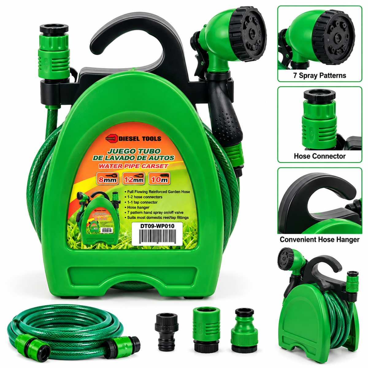 Diesel Tools water hose reel car wash set DT09-WP010