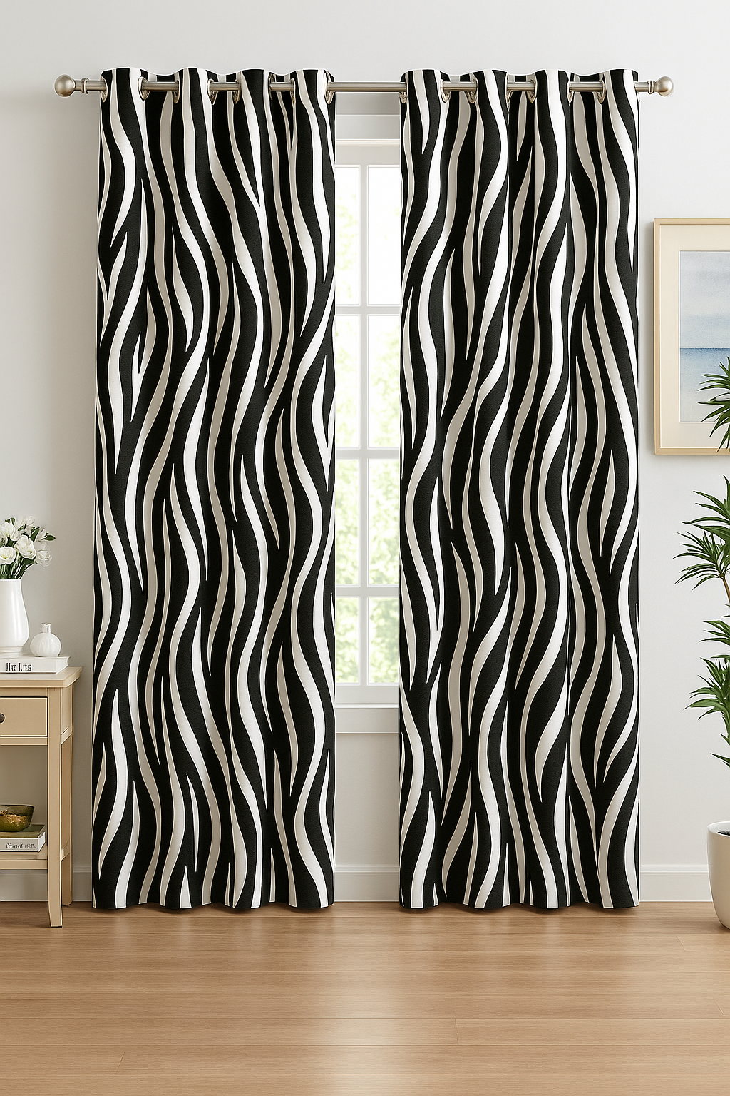 Blackout Curtain Zebra -16