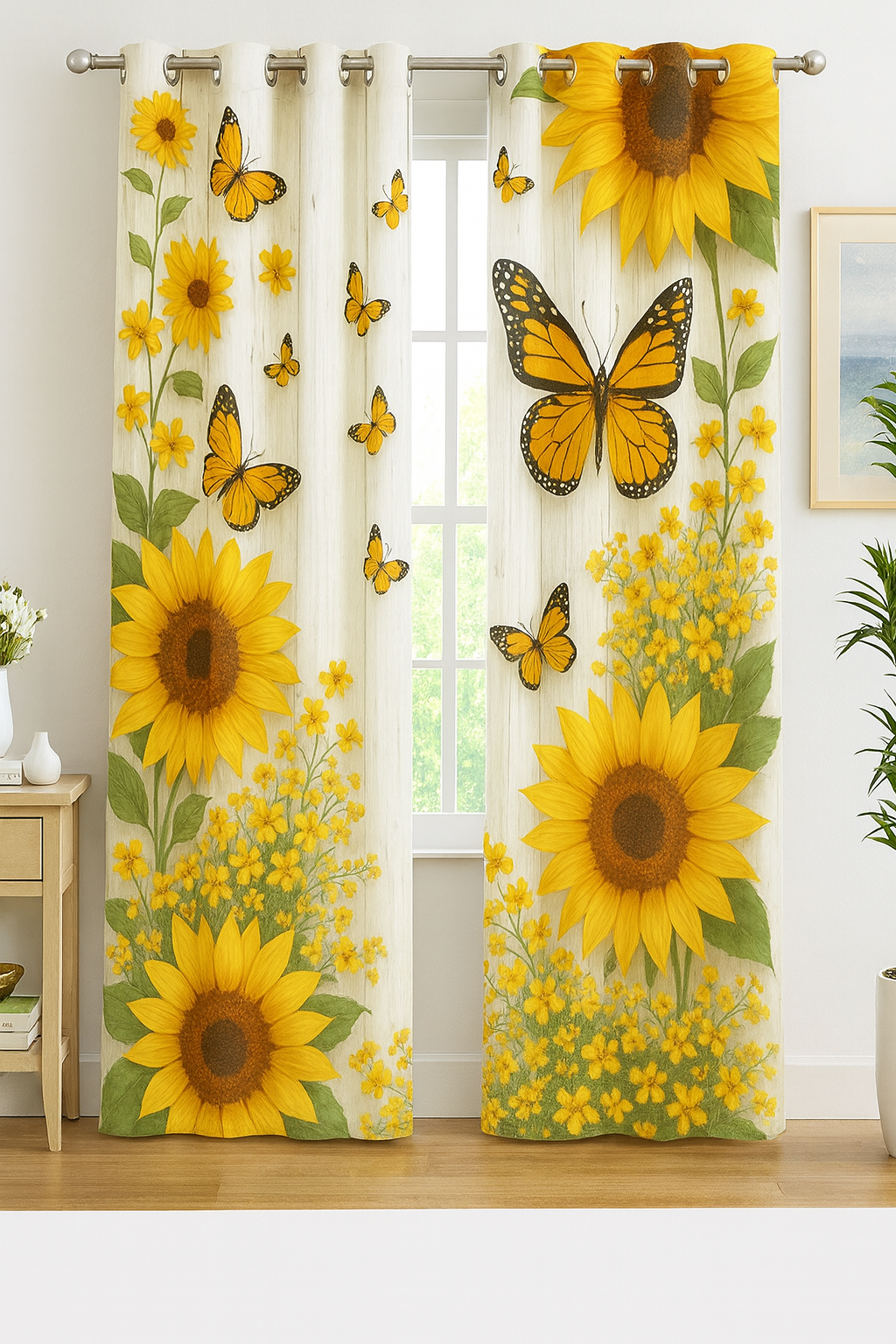 Blackout Curtain Sunflower -2