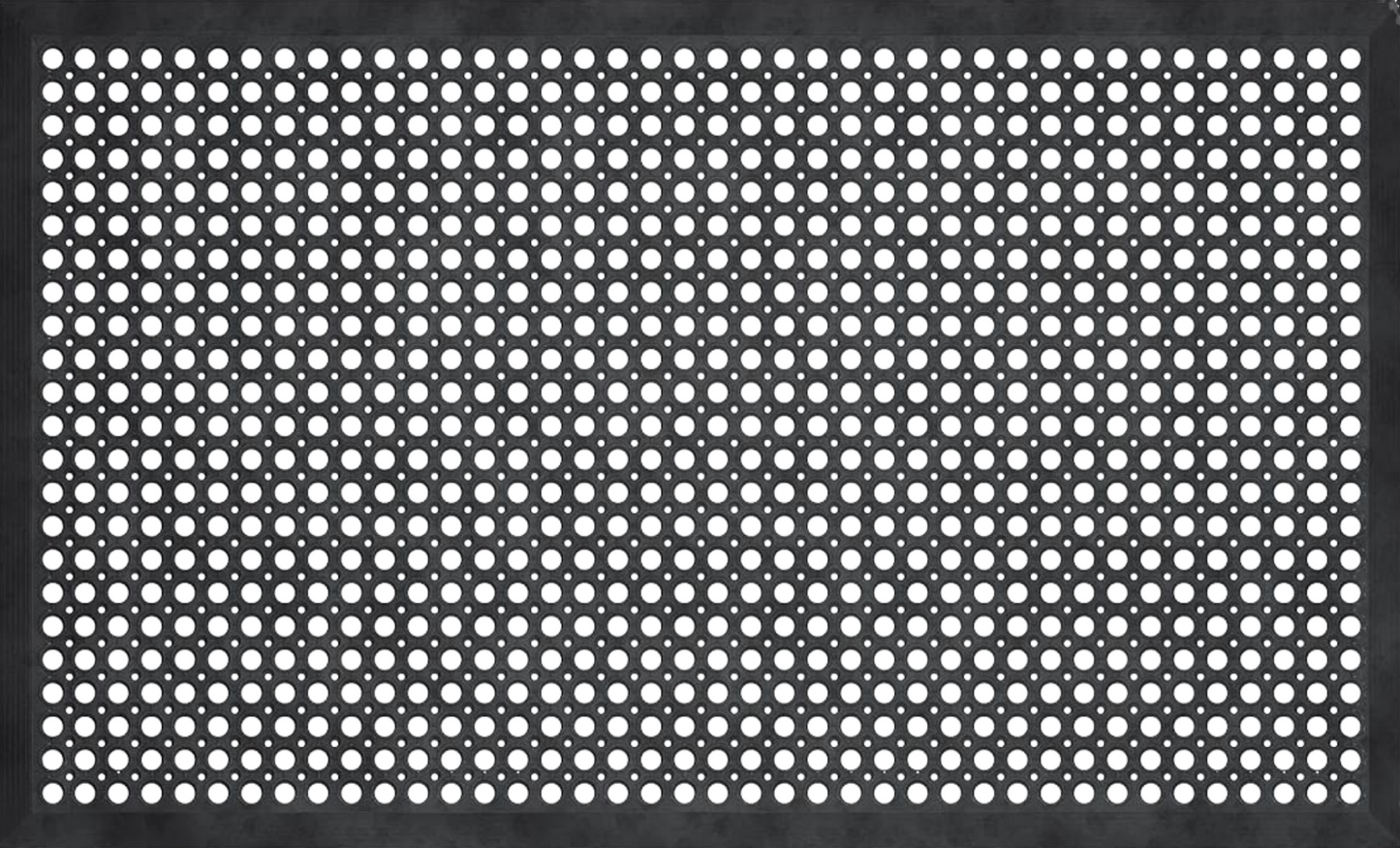 Heavy-Duty Rubber Hole Mat-48cmX78cm