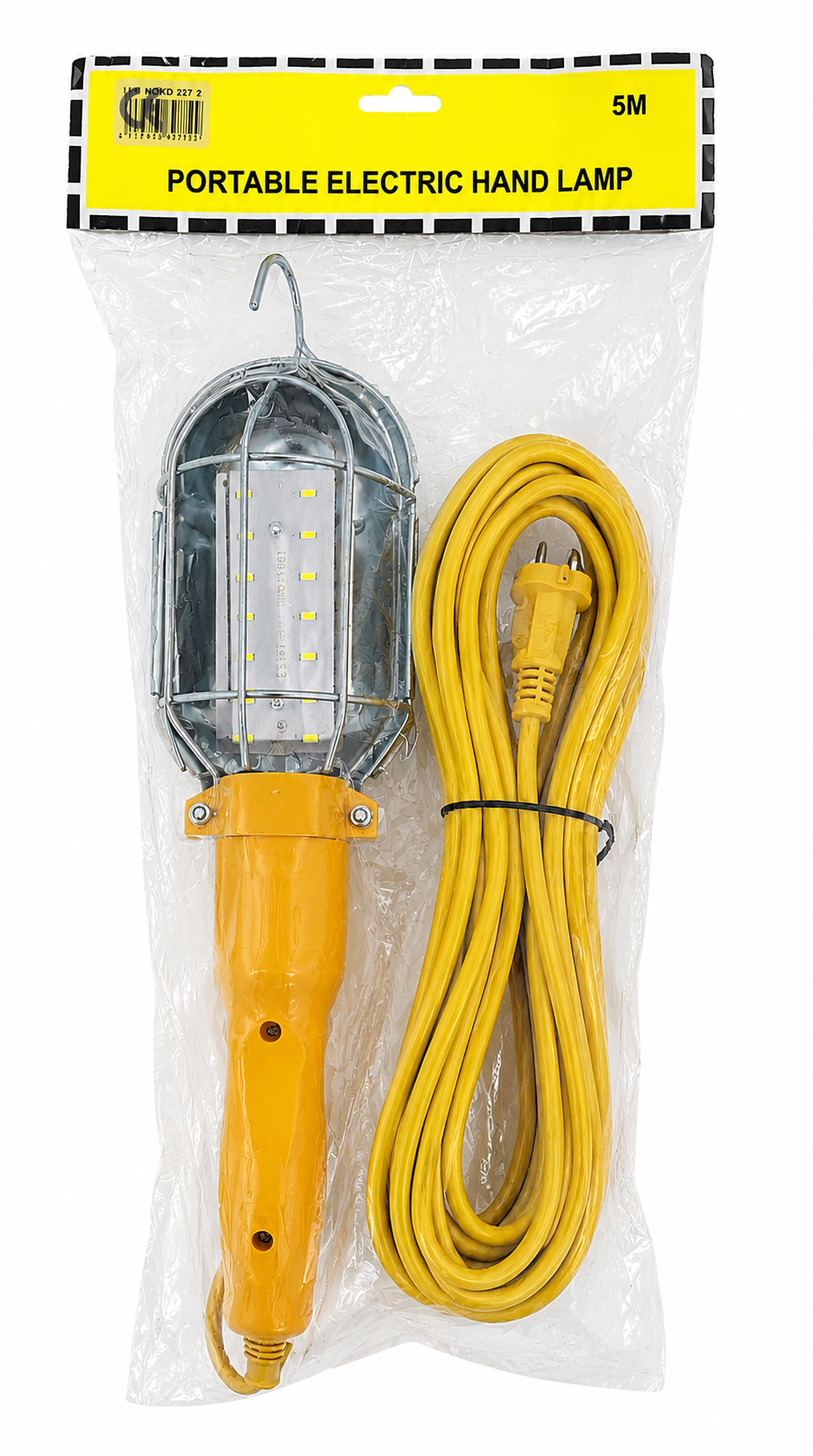 Portable Electric Hand Lamp with 5M Cable