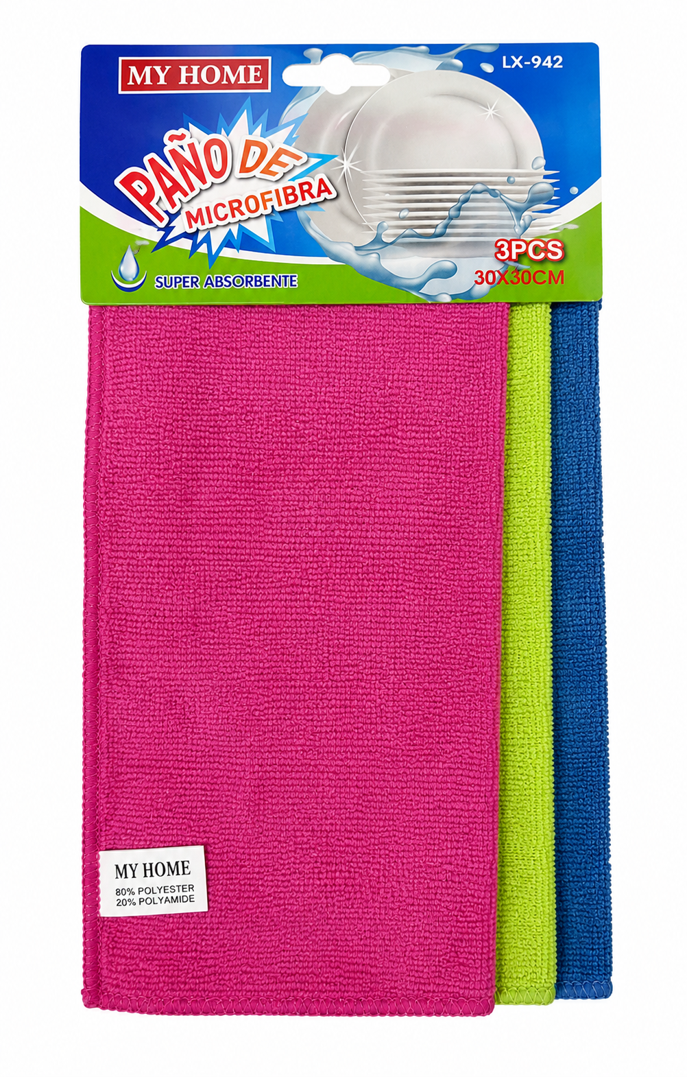 Cleaning Cloths – 3 Piece Set, 30 × 30 cm