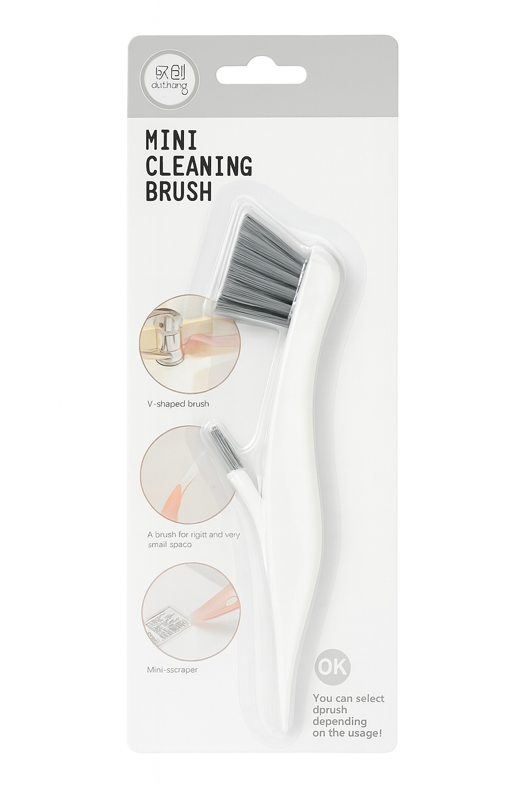 Mini Cleaning Brush – V-Shape