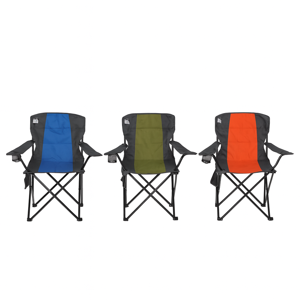 Folding Camping Chair with Cup Holder – Portable Outdoor Seat