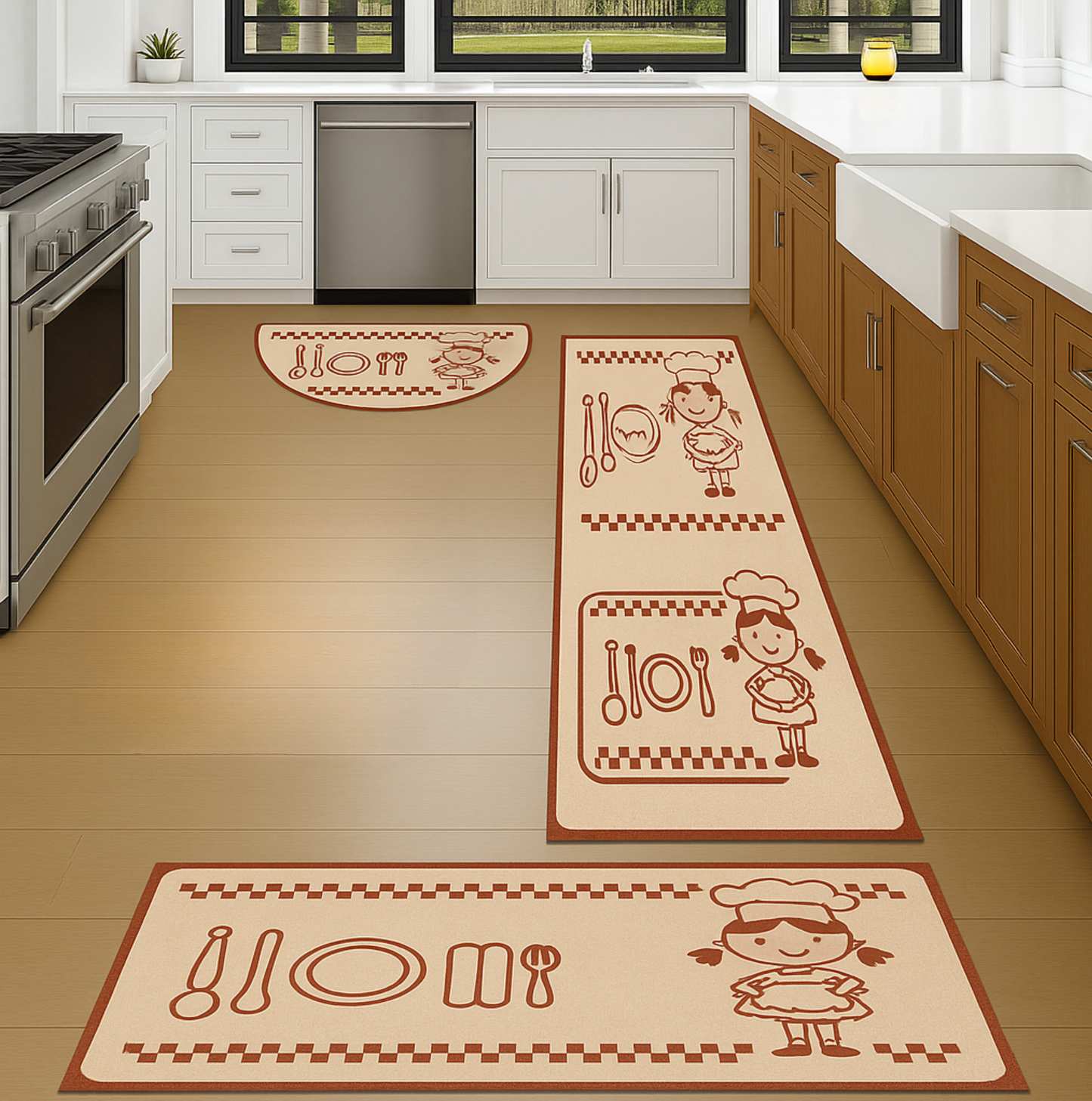 Little Chef Playful Kitchen Mat Set