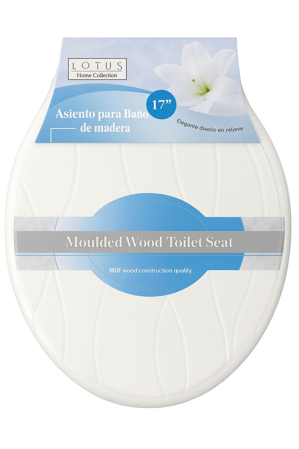 LOTUS Home Collection Toilet Seat – 17" & 19"
