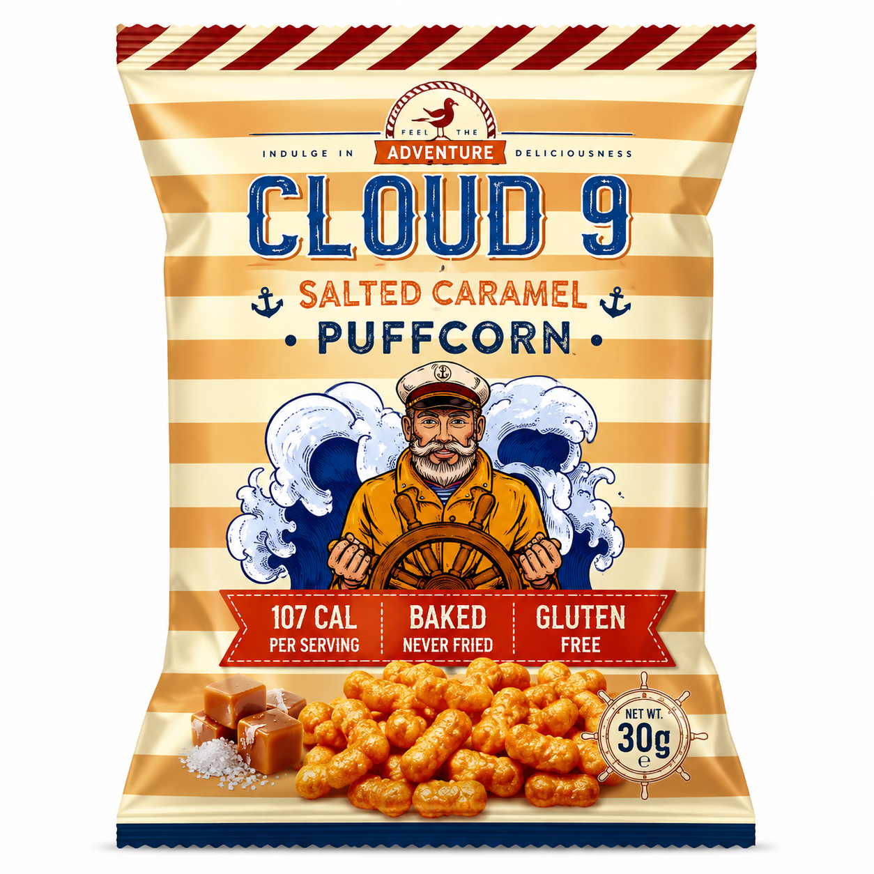 Toppers Salted Caramel Puffcorn 30 g