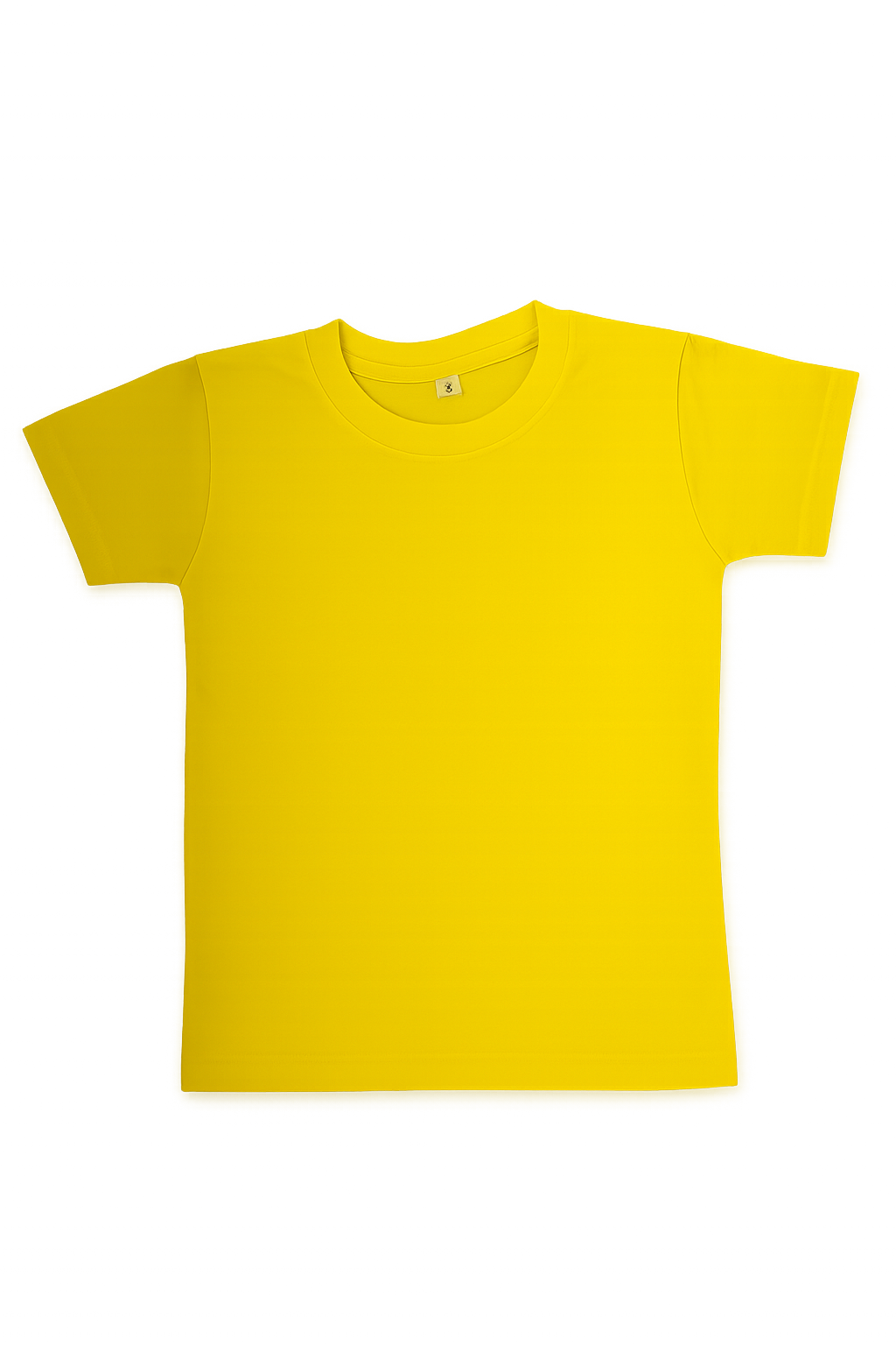 T-Shirt Yellow Plain Kids