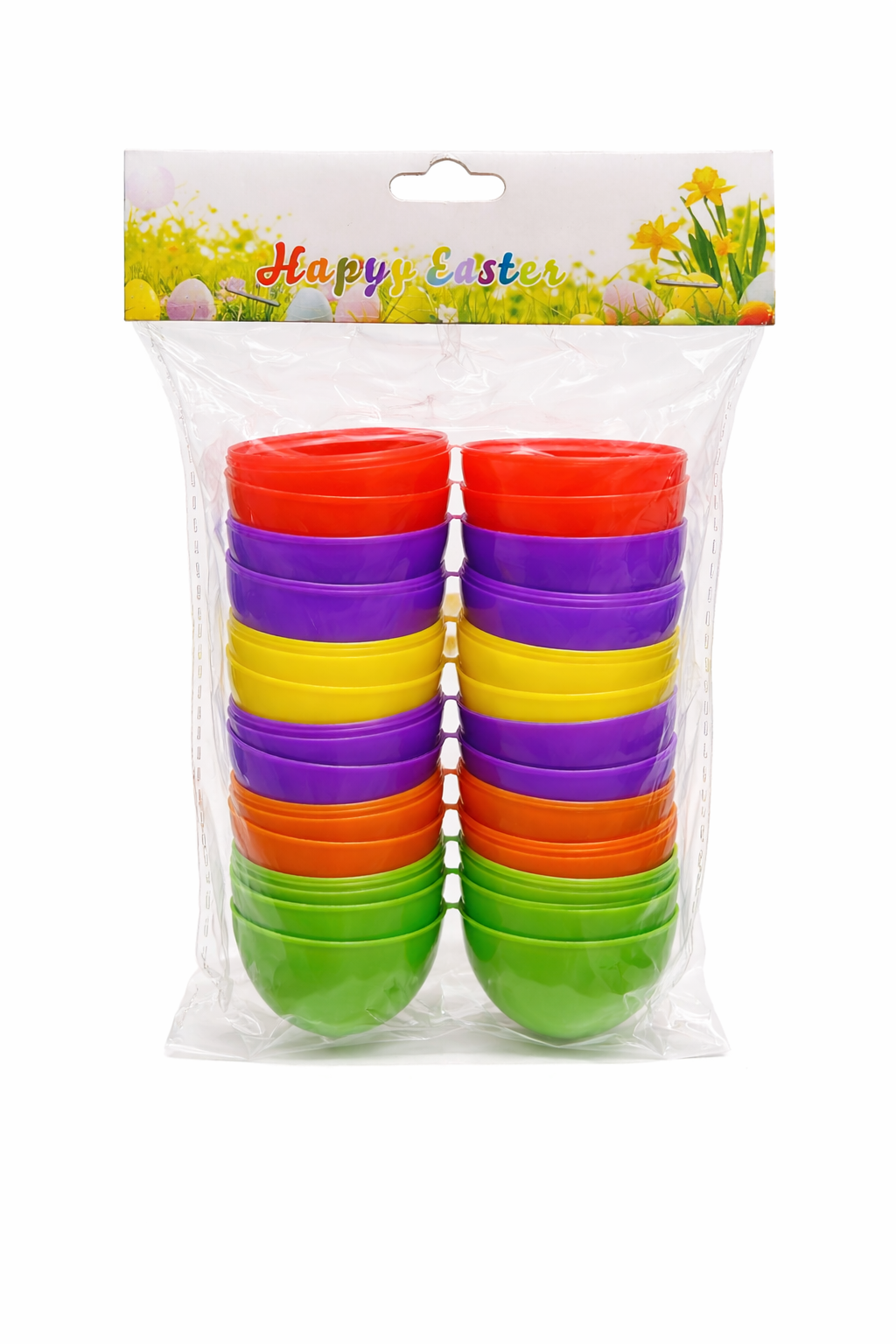 Plastic Fillable Easter Eggs (Multipack-6 cm)
