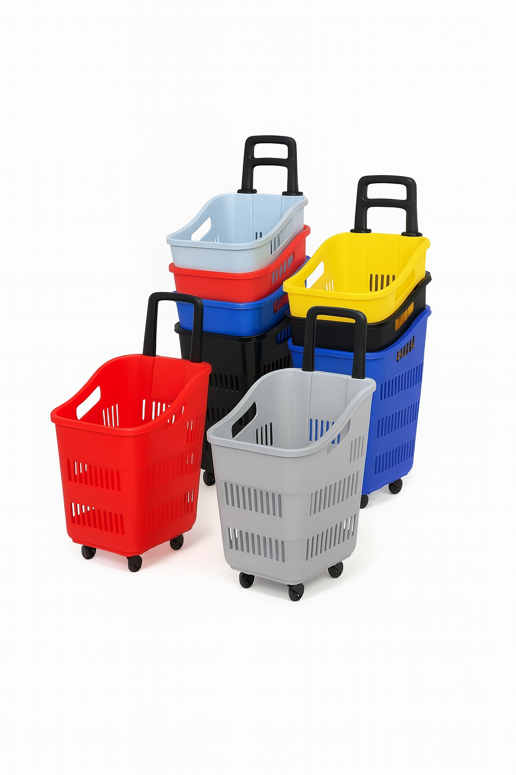 Rolling Shopping Baskets