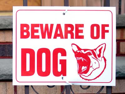 Warning & Property Signs.