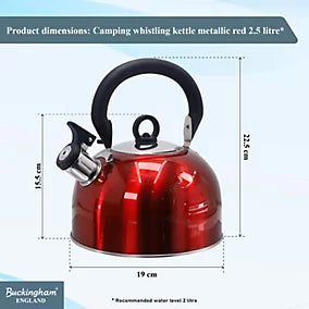 My Home Stainless Steel Whistling Kettle – 3.0L Capacity