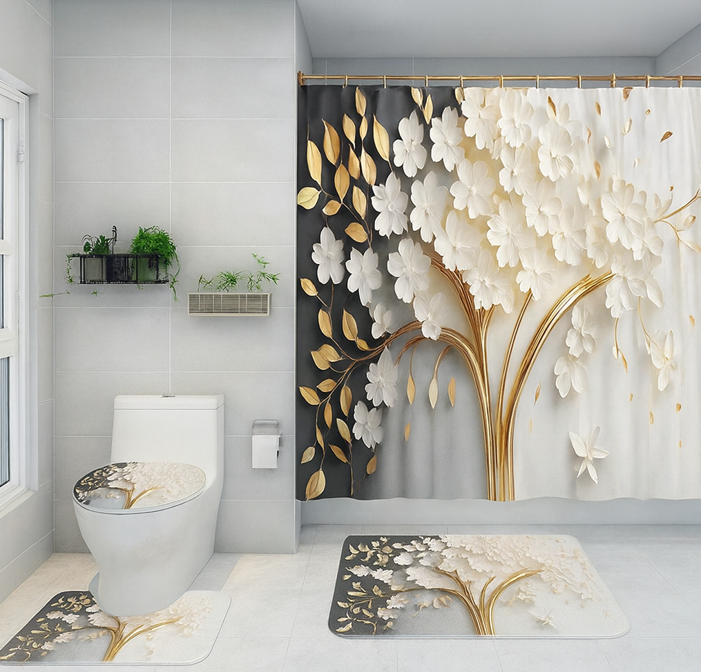 White Blossom Tree Design