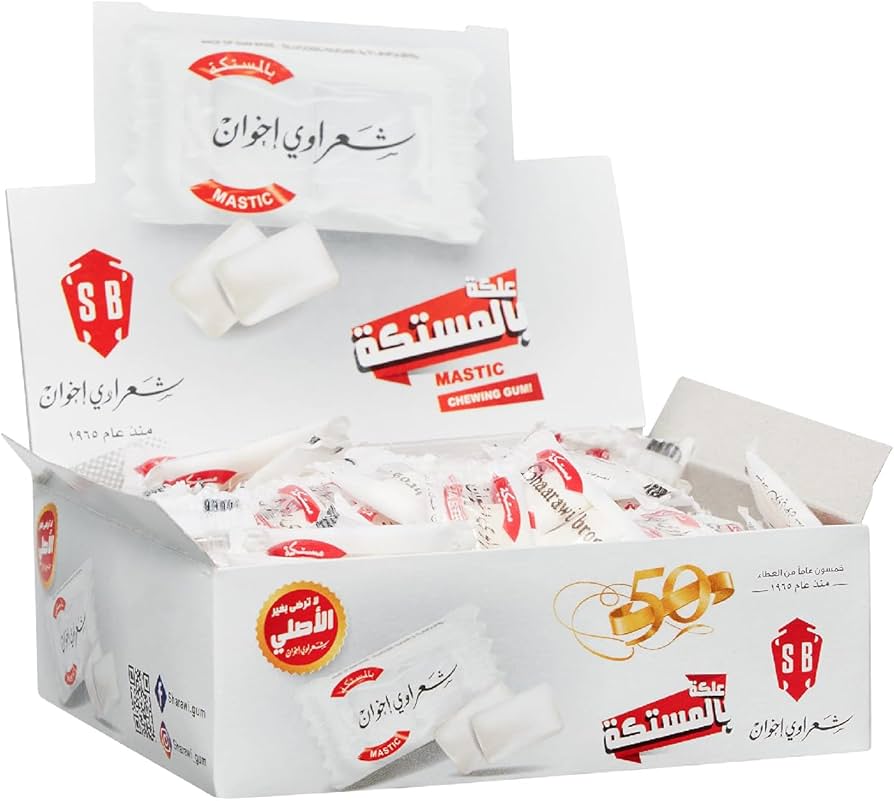 SHARAWI CHEWING GUM MASTIC 24x250g