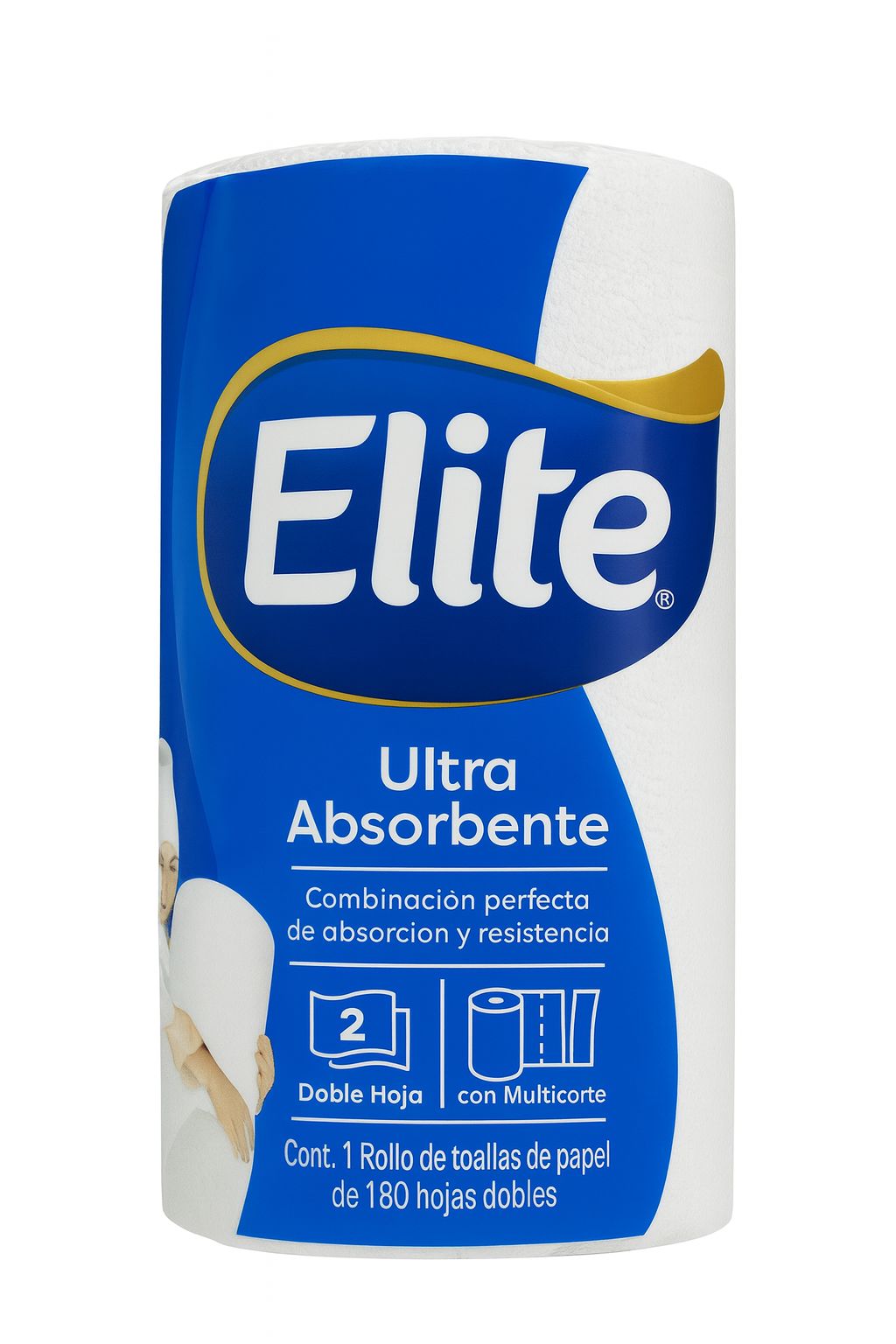 Elite Ultra Absorbente Paper Towels – 1 Roll (180 Double Sheets)