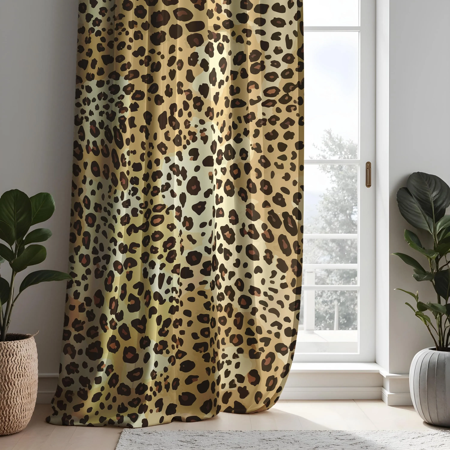 Leopard Print Shower Curtain