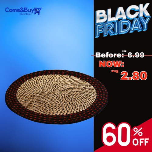 Floor Round Mat Cabana Style