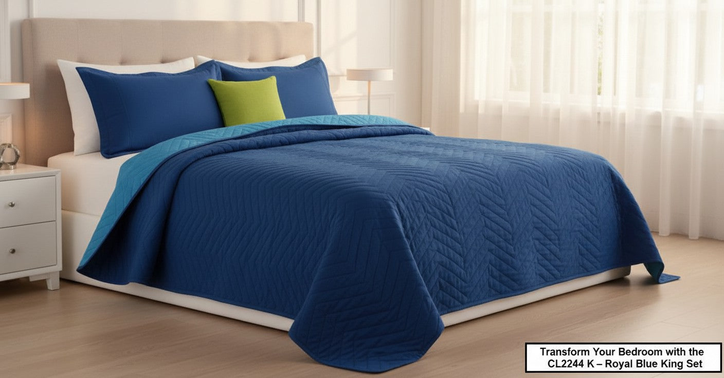 3 Pieces Bed Quilt-King Size