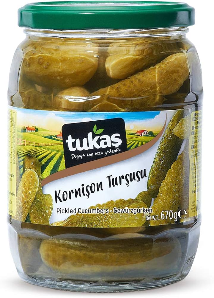 Tukaş Cornichons Pickles – 670g