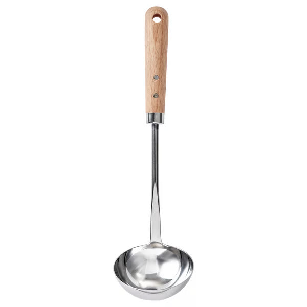 Wooden Handle Stainless Steel Soup